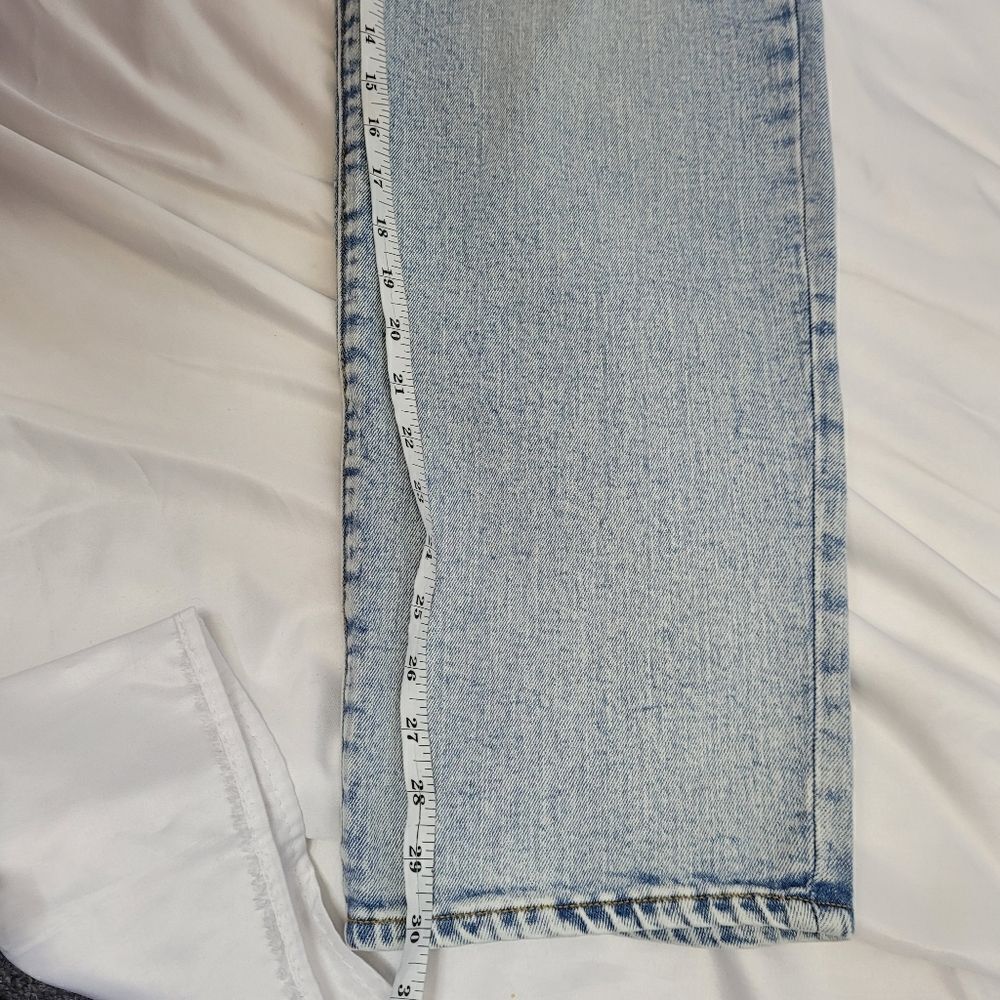 OLD NAVY high waist OG loose light wash stretch straight leg jeans 12 - Picture 9 of 9